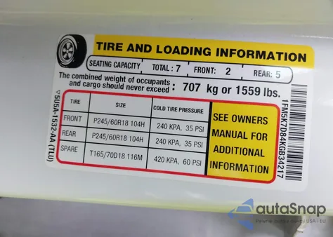 2019 Ford Explorer Xlt из США, поврежденный, VIN 1FM5K7D84KGB34217